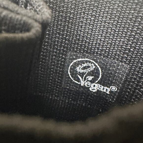 Blowfish Black Moto Booties Lace up Winter Vegan Leather Neutral Walk Size 6.5 - Picture 10 of 12